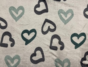 Hartjes zilver grijs