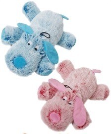 P120 roze blauwe hond